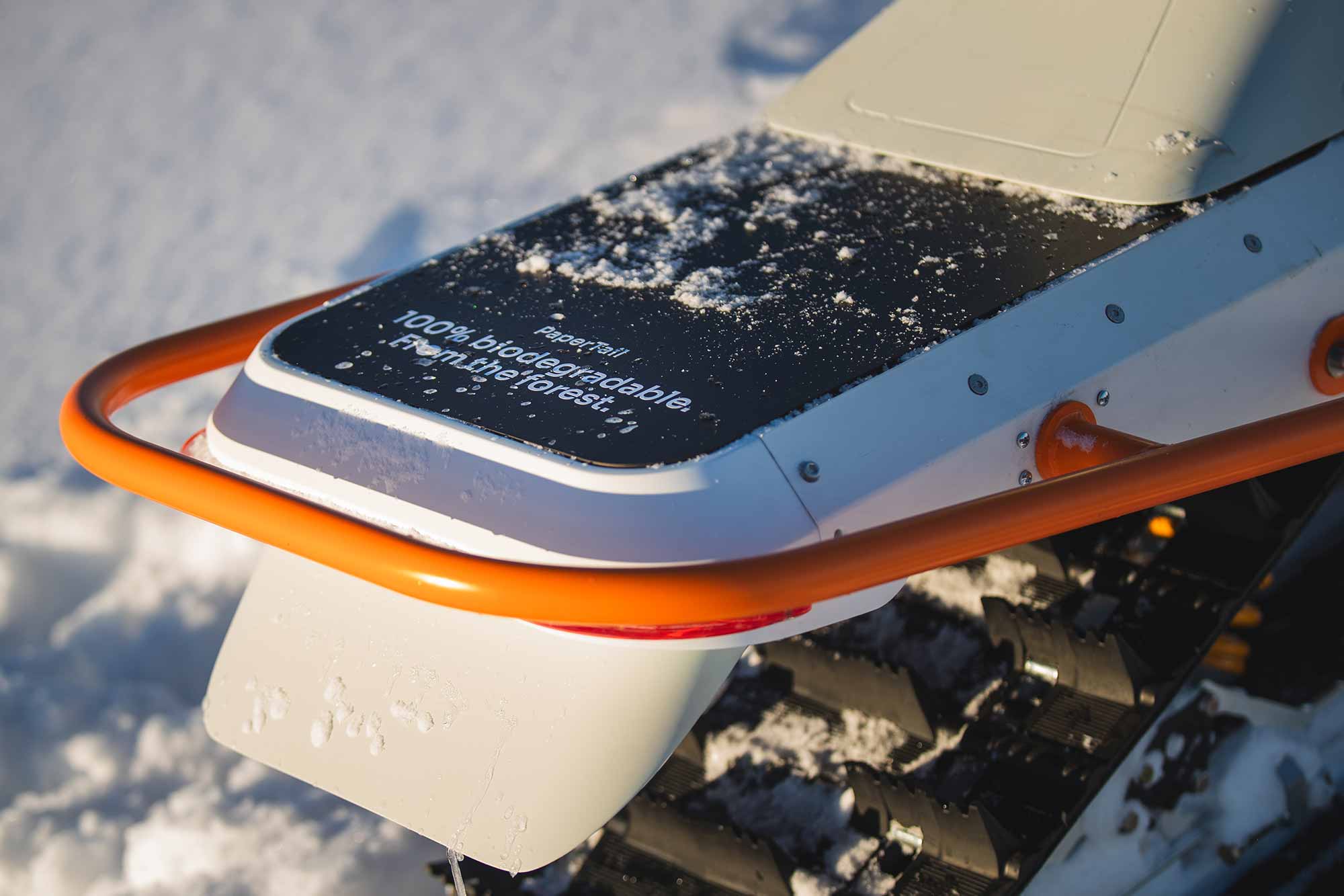 Launch of Vidde Alfa, the electric, sustainable snowmobile including the PaperTail
